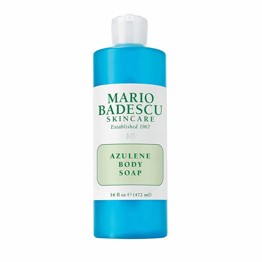 Mario Badescu Azulene Body Soap là một trong lựa chọn tối ưu cho tình trạng mụn lưng